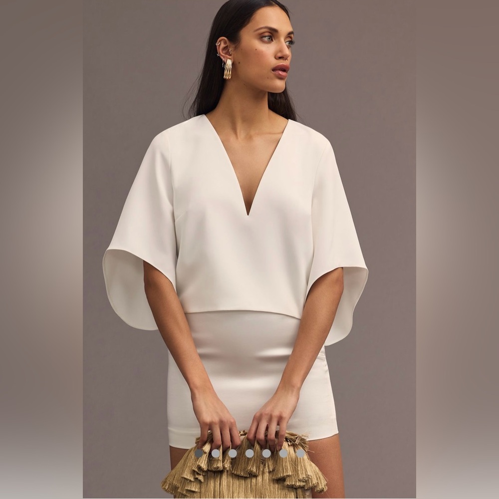 The Veronica Cape Blouse by Mare
Mare x Anthropologie XL NEW Sold Out in Stores